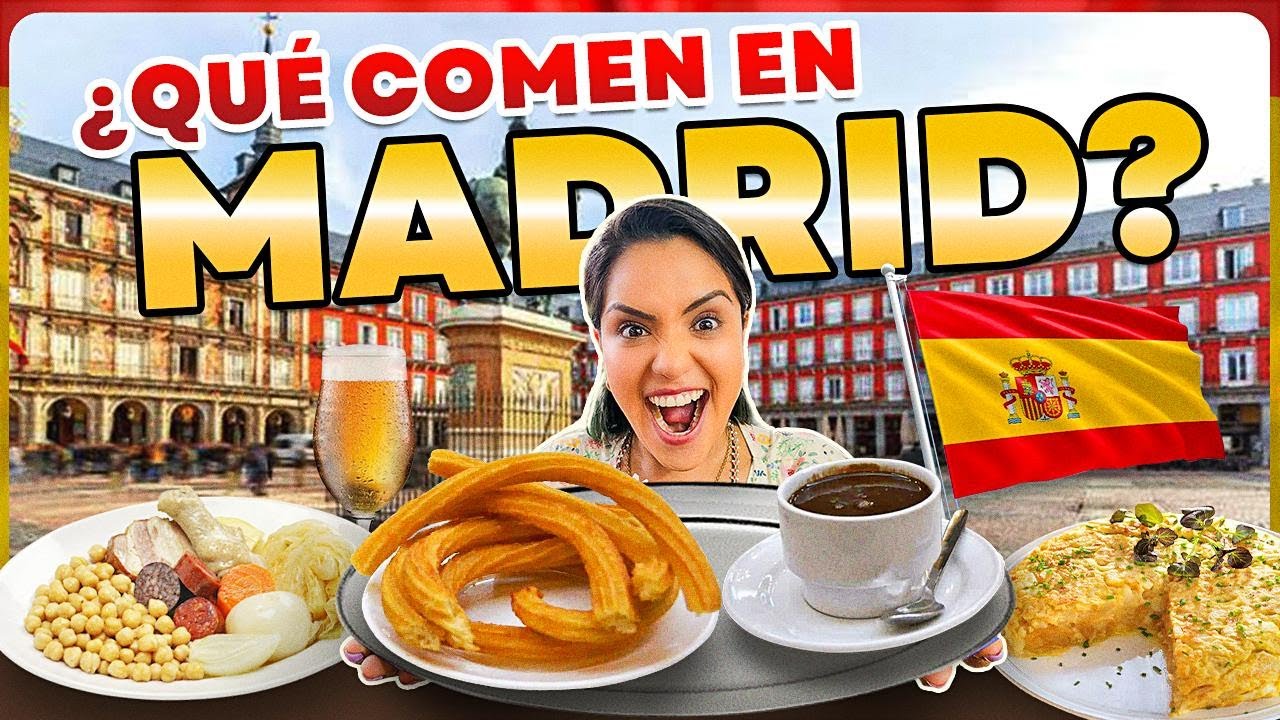 Full Day de COMIDA MADRILEÑA 🇪🇸 | ¡Típico, rico y barato! 🍻🥘