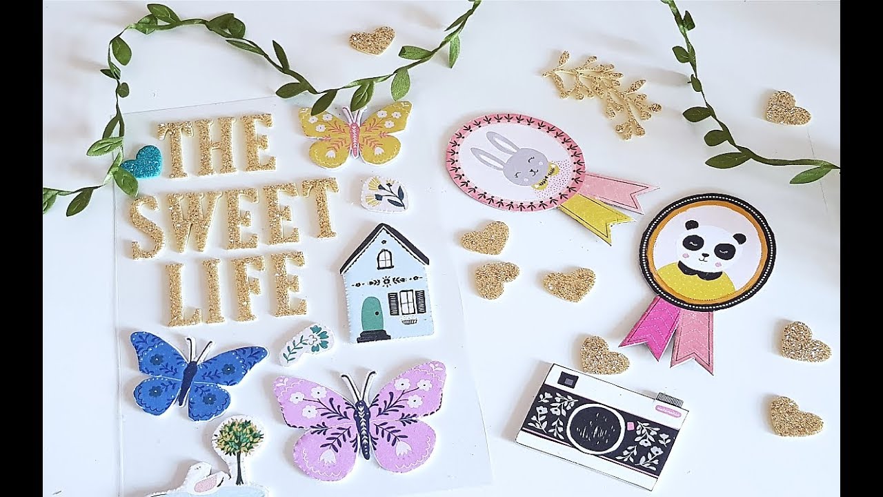 HACER TUS PROPIOS CHIPBOARD Y STICKERS 3D,Embellishment