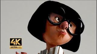 Meet Edna Mode, fabulous fashion designer  (The Incredibles 2) 4K