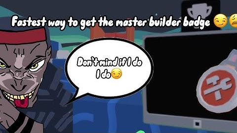 Fastest way to get the master builder badge 😳🔥(yeeps hide and seek)