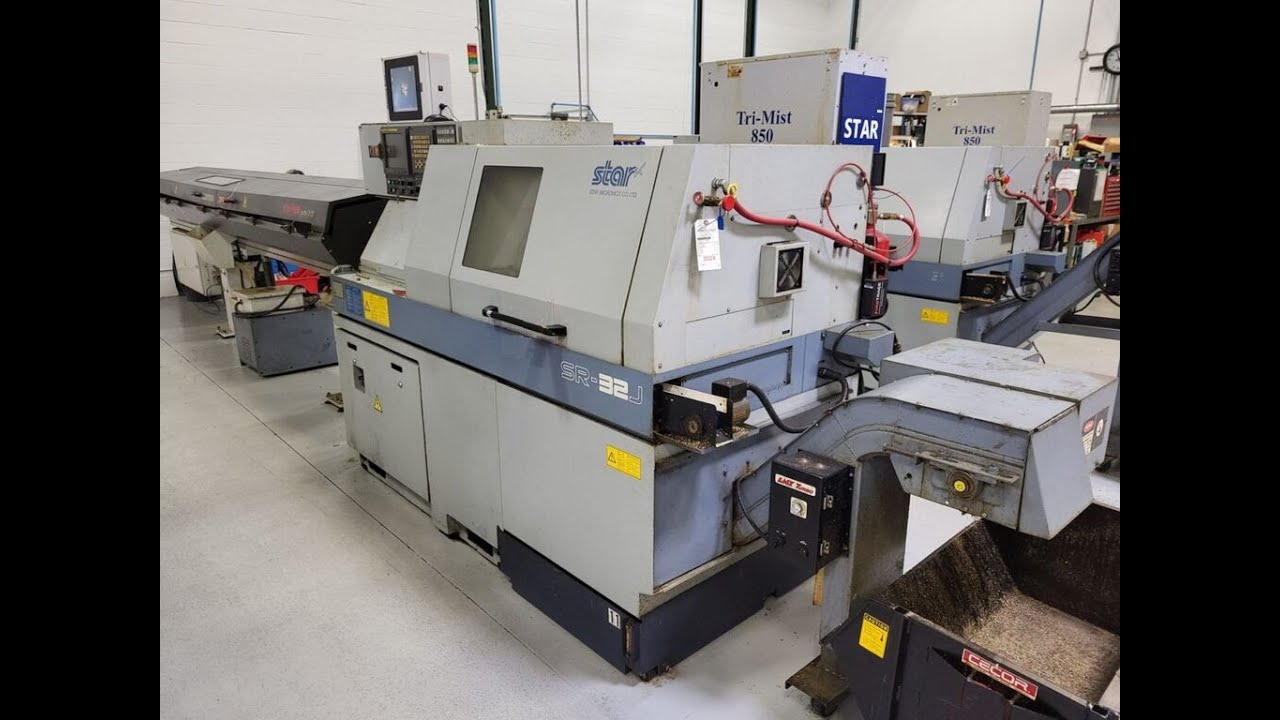 Star SR-32J CNC Swiss Lathe - MC# 604997 - YouTube