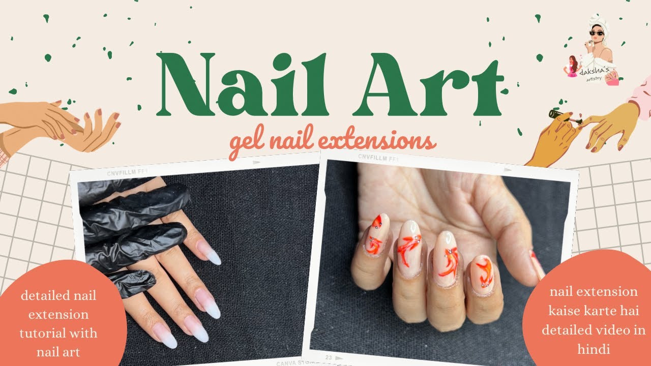 How to do gel nail extension step by step gel extension kaise karte