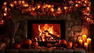 🍂 Ruhiger September-Jazz am Kamin | Altes Solo-Klavier & Knisterndes Feuer