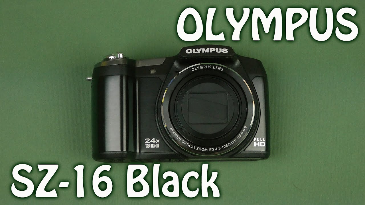 Распаковка Olympus SZ-16 Black - YouTube