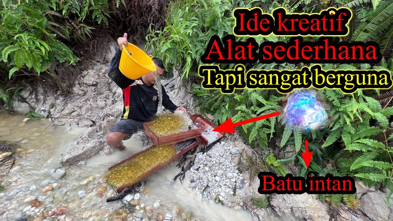 GILA..IDE KEREN INI AKAN MENGUBAH CARA PANDANG ANDA DALAM BEKERJA,SEDERHANA TAPI MODERN | SLUICE BOX