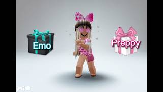 Choose your gift- 💗🖤 (Emo or preppy)