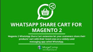 Magento 2 Whatsapp Share Cart