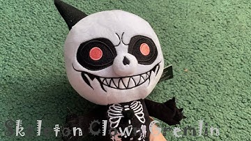 Dark Deception - Makeship’s Skeleton Clown Gremlin PLUSH Unboxing and Review (D.D. plush #15)