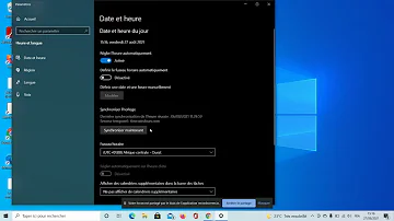 Comment changer l'heure sur l'ordinateur ?