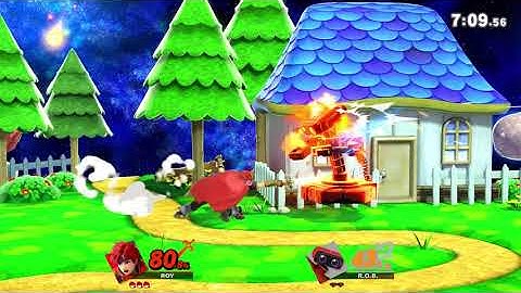 SSBU #115 - Roy (Me) vs. R.O.B. (Level 9 CPU)