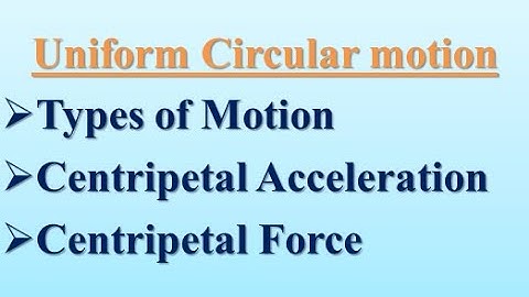 Class 9 Physics Ch-3 Uniform Circular motion - 9th physics