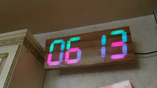Онлайн часы и температура воздуха. esp8266. DIY 7 Segment Digital Clock