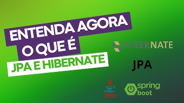 O QUE É JPA E HIBERNATE E COMO FAZER UM MAPEAMENTO COM JPA