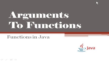 ICSE | Argument to Functions | Call by Value | Reference | Java