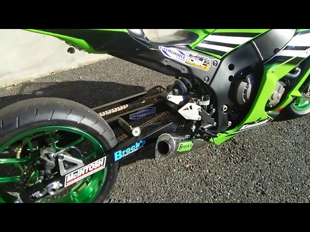 Brock's エイリアンヘッド2 サウンド ZX10R ドラッグレースカスタム