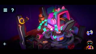 Tiny Robots Portal Escape. Kitty Crash. 3 Stars Walkthrough.