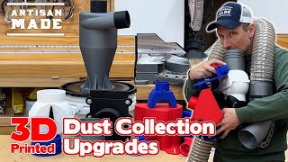 3D Printed Dust Collection Upgrades / Improve workshop dust collection / Best free 3d print files