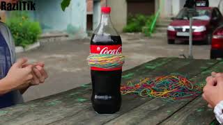 Coca Cola Experiment Against 10,000 Rubbers