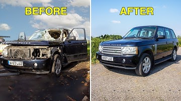 FULL BUILD - Rebuilding a crash-damaged Range Rover