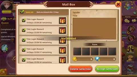 Flyff Legacy SEA Bug Mail