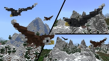 Minecraft: How to Build Eagles