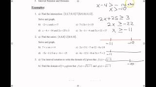 [1.7]M105M Mini-Lecture 4.3 Intersection, Union and Compound Inequalities