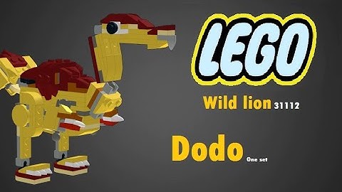 Lego 31112 one set alternate build - Dodo