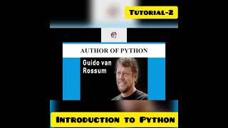Introduction to Python #tutorial -2