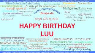 Luu   Languages Idiomas - Happy Birthday