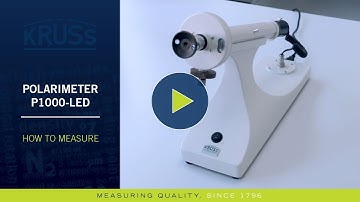 Polarimeter P1000-LED model – How to measure