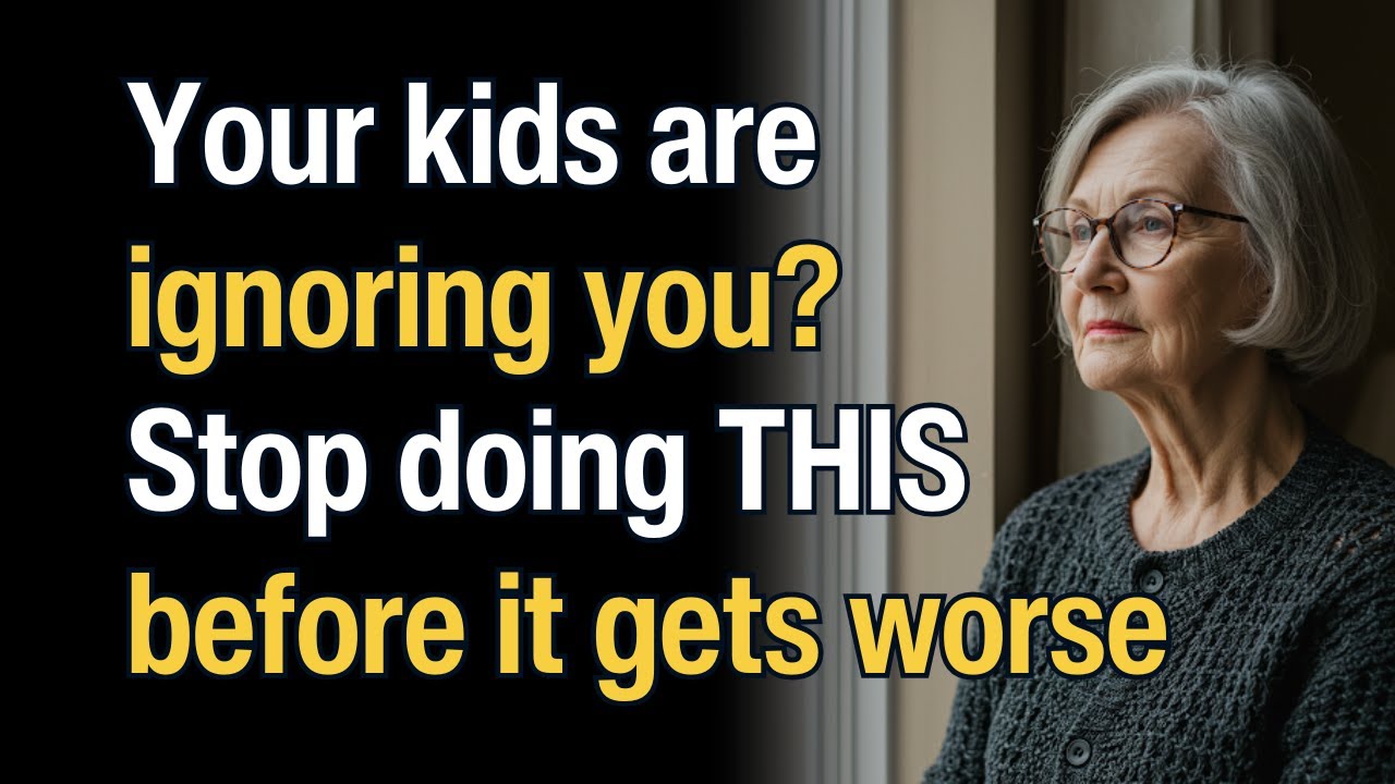 Пожилые люди: не делайте этого, когда ваши дети начинают вас игнорировать — вы об этом очень пожа...