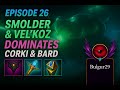 Off-Meta Vel’Koz Support MELTS Corki & Bard | Road to Challenger Ep. 26 (EUW Master Elo)