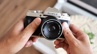 Review Fujifilm X-T100 Lensa 7artisans 25mm f1.8 terbaik untuk bokeh 800 ribu