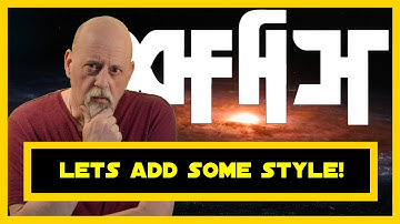 Zenati - Stylizing a font