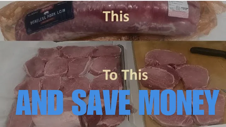 Save Money by Cutting a Pork Loin into Pork Chops & Roasts  Easy Butchering Tips
