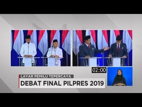 Debat Final Pilpres 2019 Soal Keuangan & Investasi