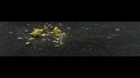Apple explosion slow motion