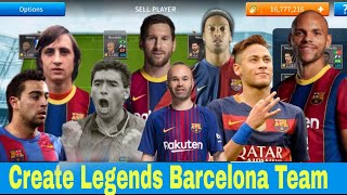 😱 How To Create FC Barcelona Legends Team in Dream League Soccer 2019