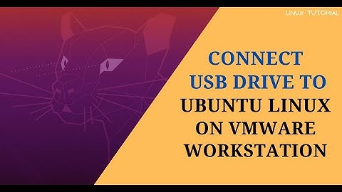 Een USB-stick aansluiten op Ubuntu Linux op VMware Workstation