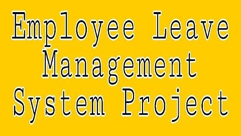Employee Leave Management System project on Python(Django)