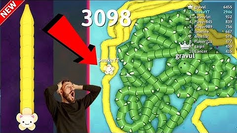 Snake.Io - Tiny Snake Trolling To Giant Snakes! Best Ever Snakeio Gameplay