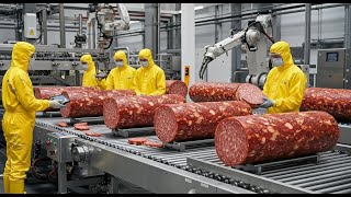 How Pepperoni Sausage Is Made in the Factory: The Elite Pepperoni Production Journey (Full Process)
