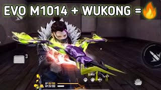 NEW GREEN FLAME DRACO M1014 AND WUKONG COMBINATION GAMEPLAY| NEW EVO M1014 ABILITY TEST |FULL REVIEW