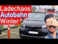 Schlechte Idee - Mit dem Elektro Smart EQ im Winter auf die Autobahn