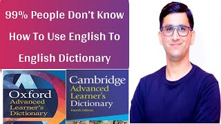 How to use Oxford English dictionary| 99% People don’t know this Art #oxforddictionary #ieltsguru 