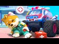 Super ambulance rescue team  more kids songs  monster truck  car cartoon  babybus