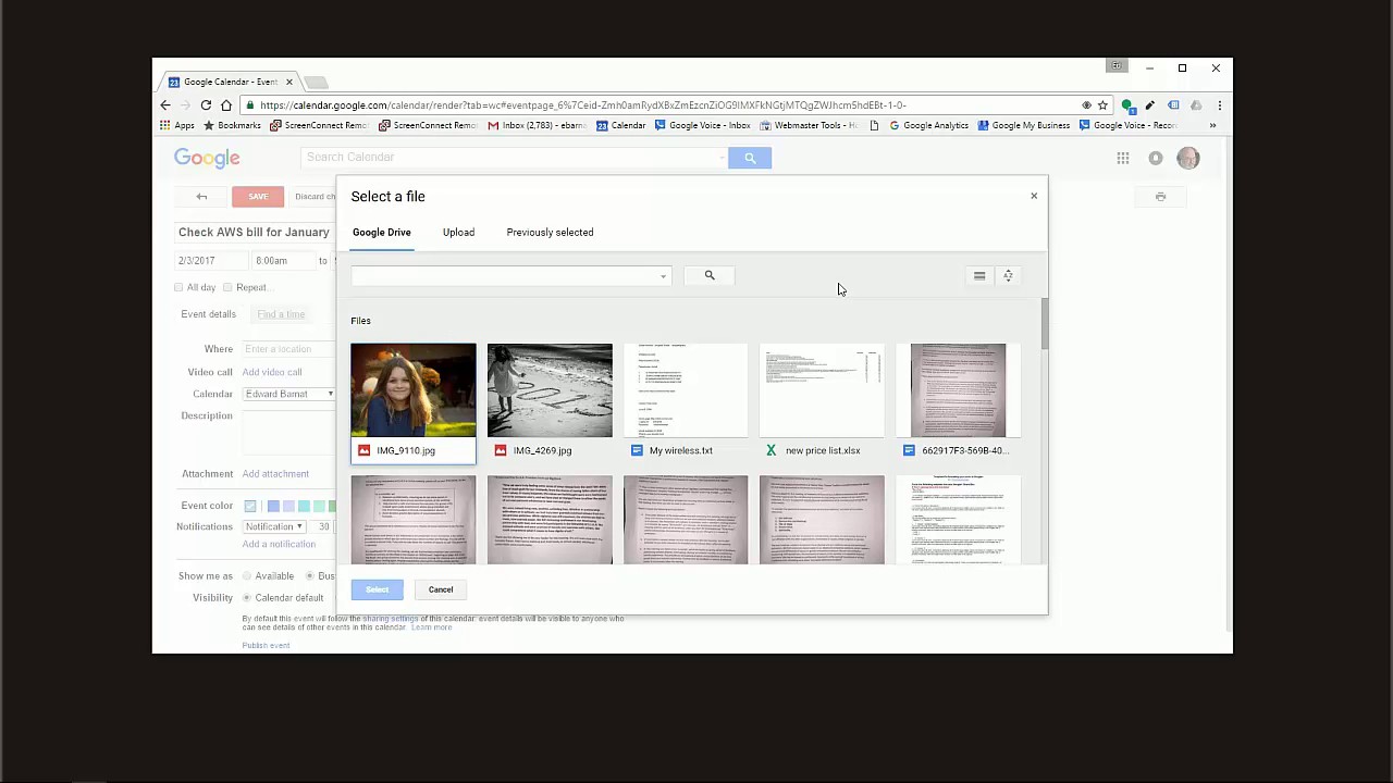 google calendar analytics