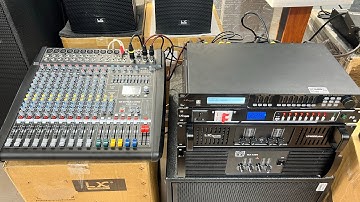 Hướng Dẫn Kết Nối Chơi Sub Riêng Biệt Trên Bàn Mixer Dynacord cms 1000 và Crosover DX480