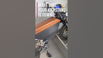 How to lock your Ebike Onyx RCR on the ferry