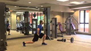 rebounding lunges